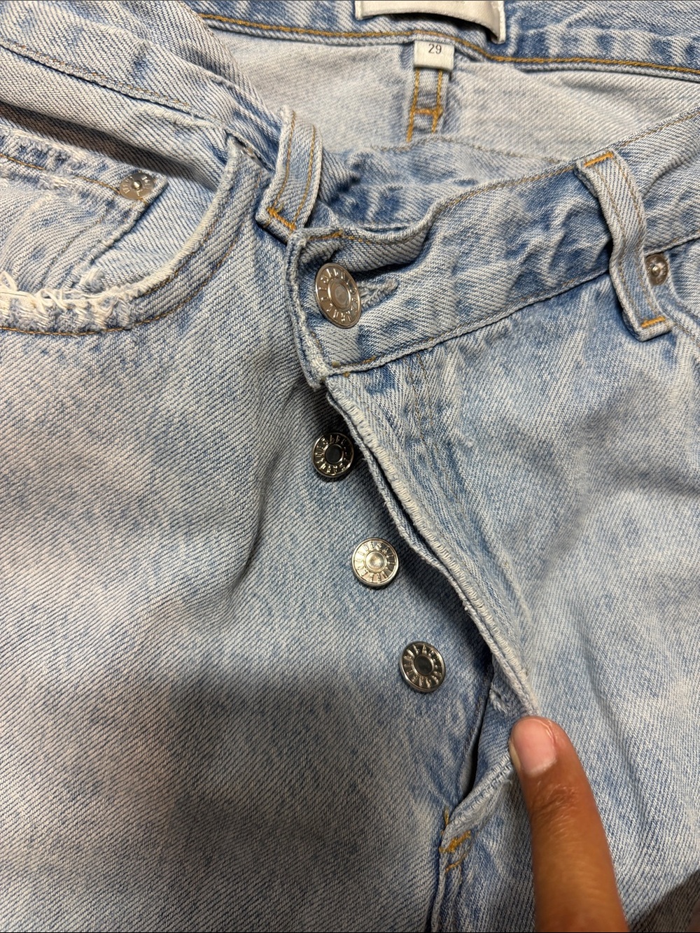 AGOLDE Criss Cross Upsized Jean Size 29 - Picture 6 of 7